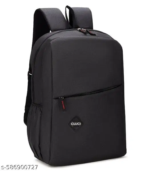 Canvas Backpack Bag, Black