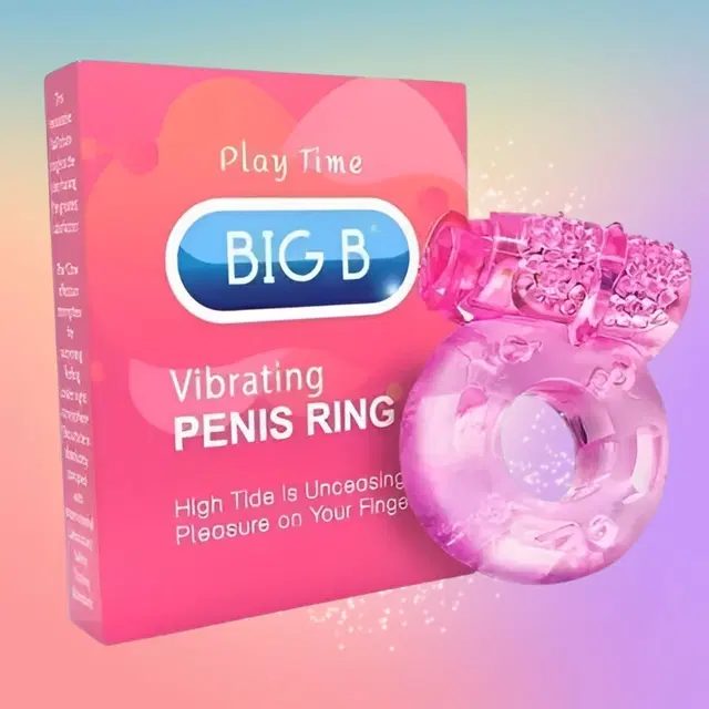 Penis Vibrator Ring for Men, Pink