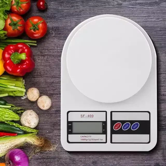 Digital Weighing Scale, Pack of 1, White, PI-006
