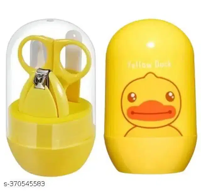 Plastic Manicure Pedicure Care Kit for Infants, Yellow