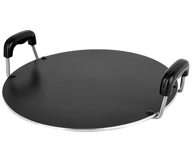 Aluminium Non Stick Dosa Tawa, Black, 28.5 cm