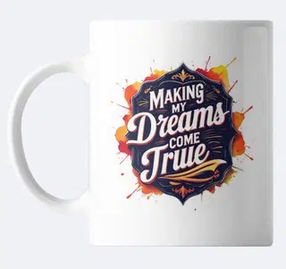 Ceramic Gifting Mug, White, 330 ml