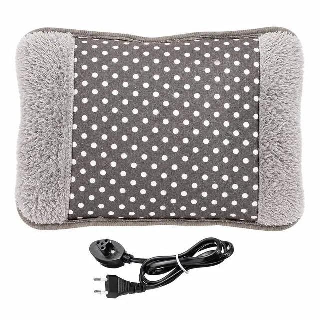Velvet Electric Hot Water Bag Assorted Color Without Water/Gel