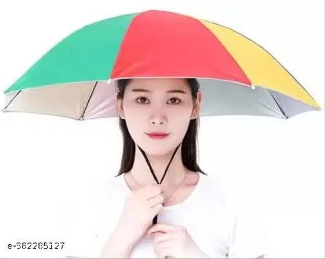 Polyester Head Umbrella, Multicolor