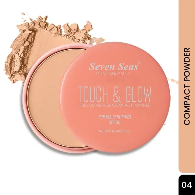 Seven Seas Absolute Compact Powder, Warm Beige