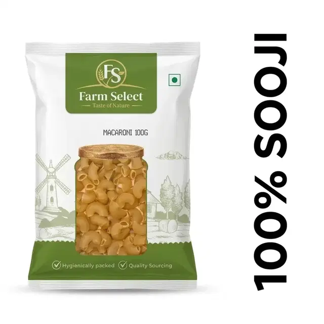 Farm Select Macaroni 100 g (100 % Sooji)