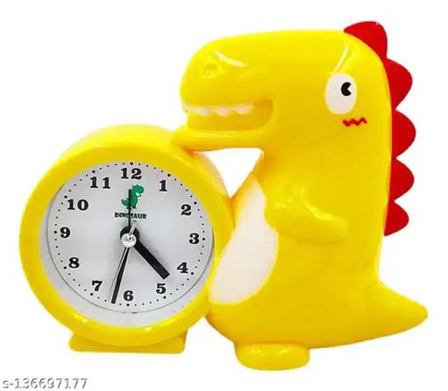 Dinosaur Table Alarm Clock, Multicolor
