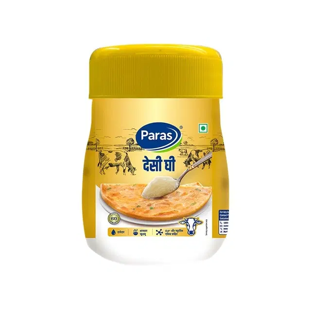 Paras Pure Desi Ghee Jar 180 ml