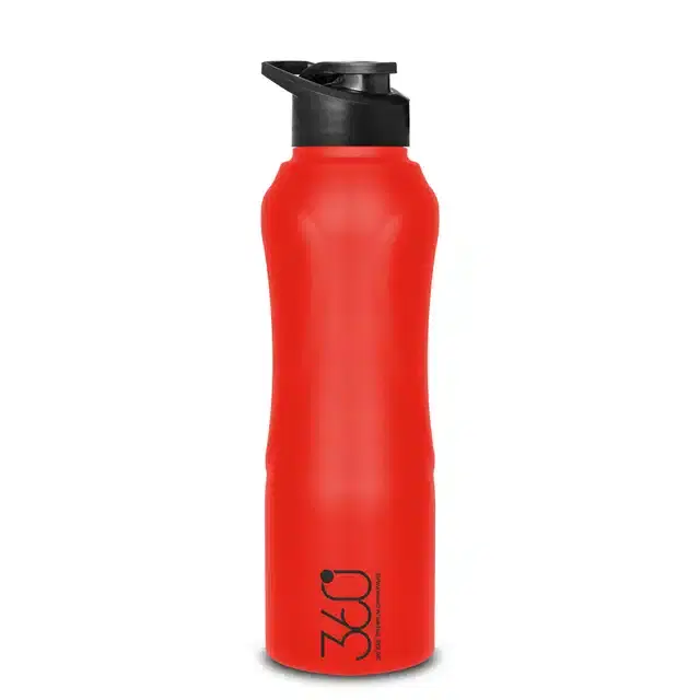 Stainless Steel Sipper Water Bottle, Red, 1 L