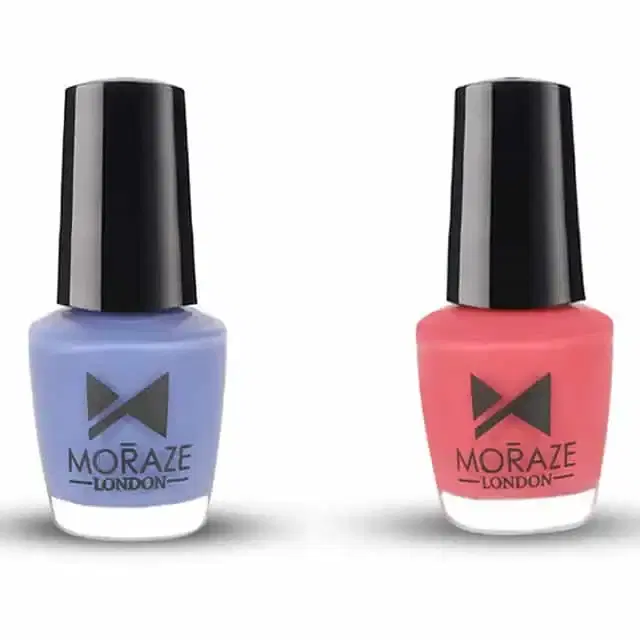 Nail Polish Combo, Pack of 2, Pink & Mauve, 5 ml