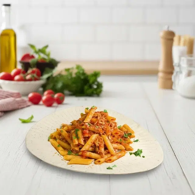 DINE SMART-Melamine Persian large platter, Cream, Pack of 1