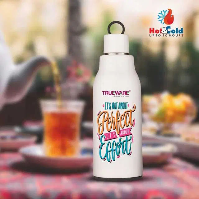 Trueware Atom 600 Water Bottle, White, 570 ml, A-181