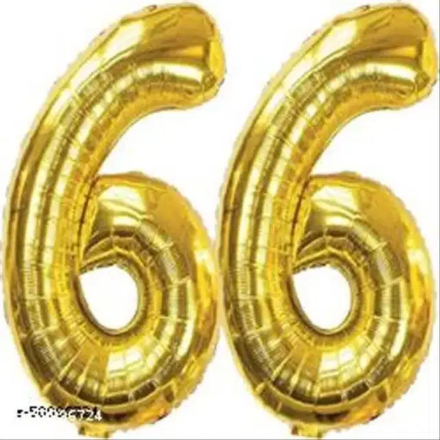 Number Foil Balloon, Assorted, Pack of 1