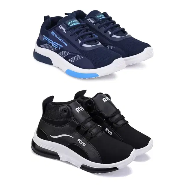 Combo of Casual Shoes for Boys, Pack of 2 (Multicolor, 9-10 Years)