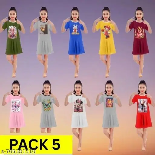 Cotton Blend Clothing Set for Girls, Multicolour (0-1 Months)