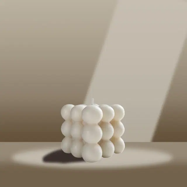 Handmade Bubble Candle, Multicolor, Pack of 1