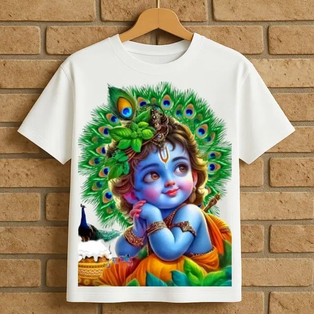 Polyester Printed T-Shirt for Kids