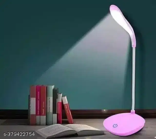Plastic Table Lamp, Pink