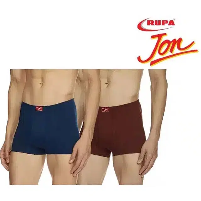 Solid Trunks for Men, Pack of 2, Assorted (80)
