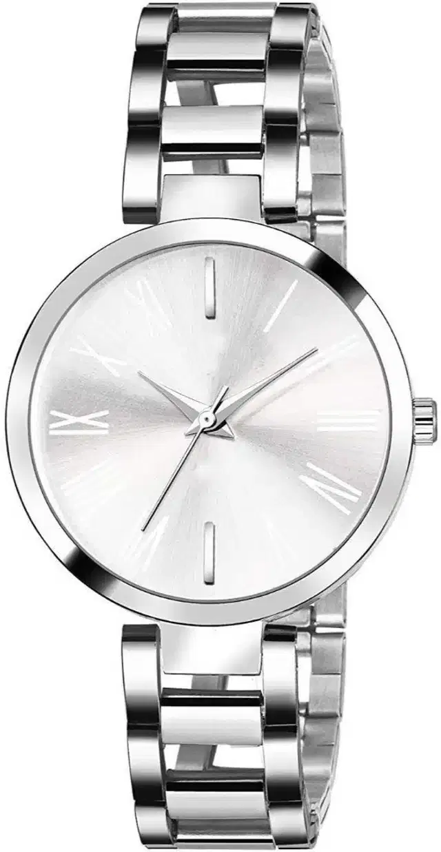 Analog Watches for Women (Silver)