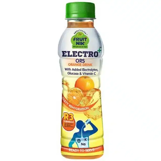 Amrutanjan Electro + ORS Orange Drink 200 ml