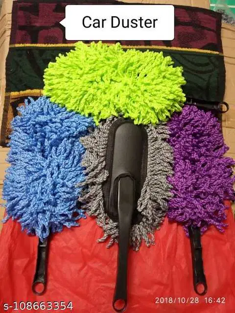 Car Duster with Extendable Handle, Packof 4, Assorted, ST-041
