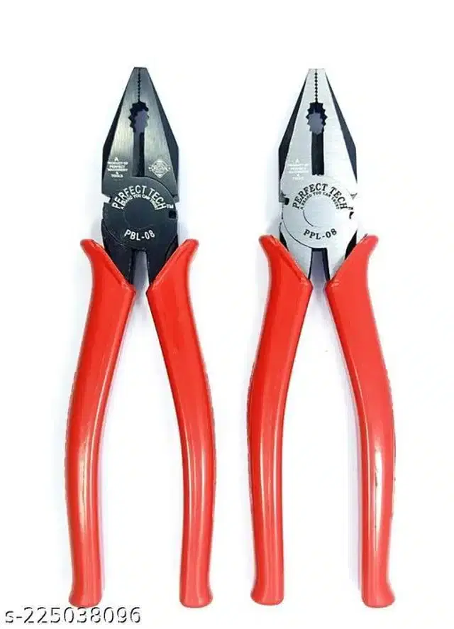 Combination Cutting Plier, Pack of 2, Red