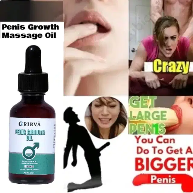 Natural & Organic Penis Growth Oil for Men, 30 ml