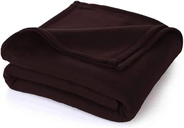 Fleece Blanket, Brown, 60x90 Inches
