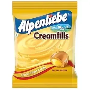 Alpenliebe Creamfills Butter Toffee 151.2 g (Pouch)