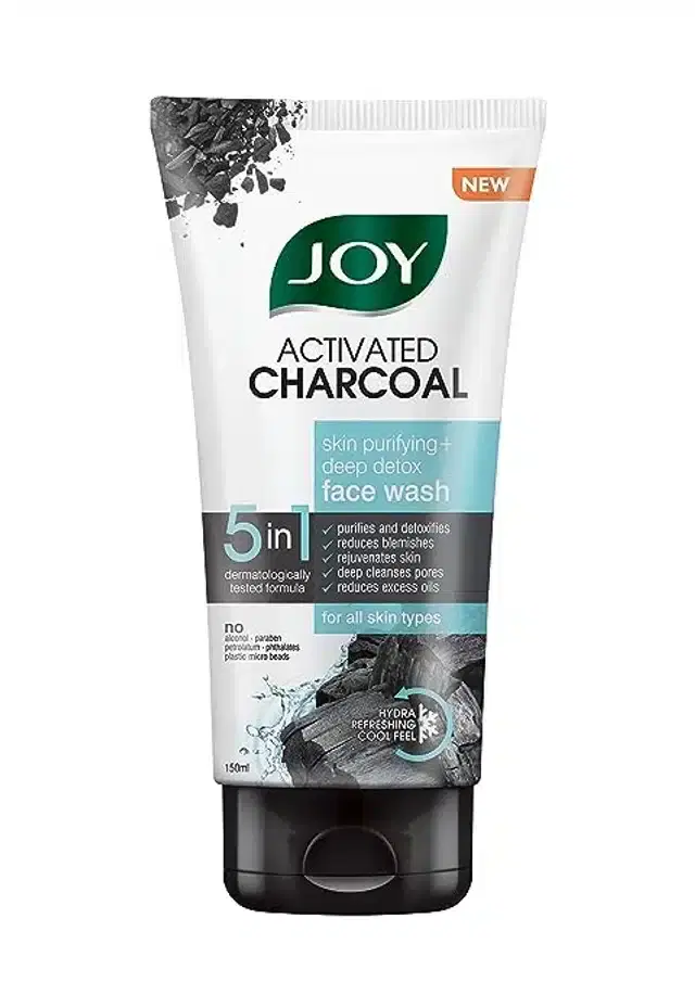 Joy Activated Charcoal Deep Detox Face Wash 150ml