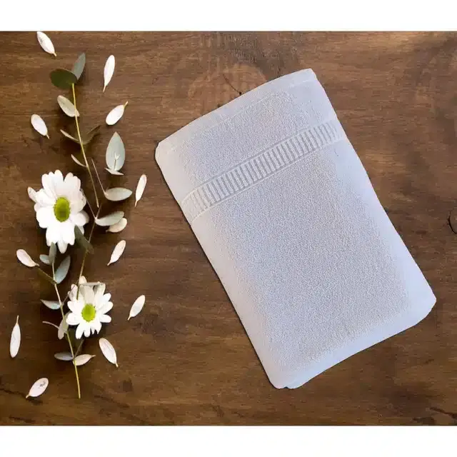 Anti Bacterial Bath Towel, White, 80x30 Inches