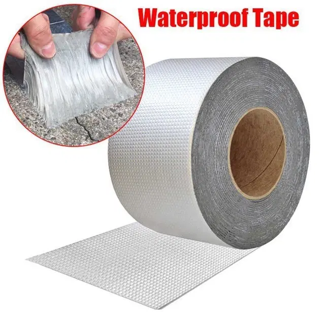 Aluminium Single Sided Self Adhesive Tape, Silver, 5 m