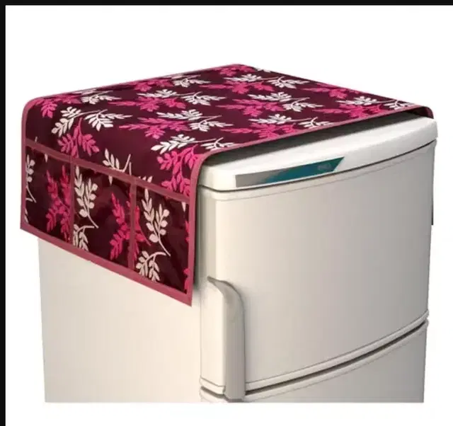 Knitted Only Fridge Cover Deep Wine