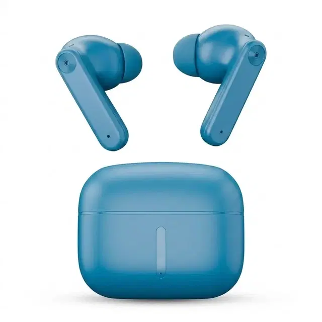 TECHFIRE 200 Plus In Ear Earbuds with 100 Hours Playback Time [Blue]
