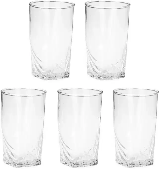 Liquor cum Cocktail Glasses, Transparent, 300 ml, Pack of 5