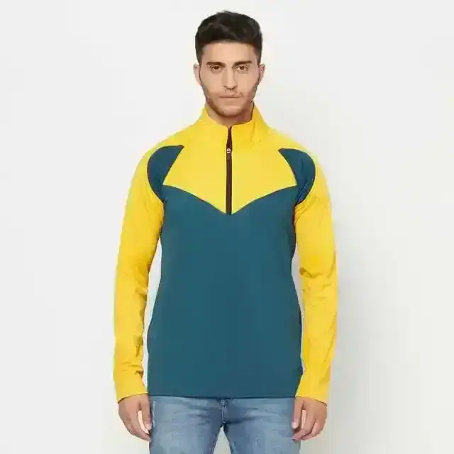 Glito Solid Full Sleeve Jacket For Mens (Yellow, S) (Gj-7)