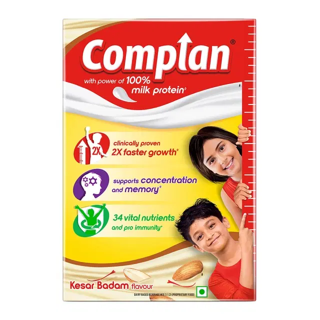 Complan Kesar Badam Flavour Health Drink 500 g (Refill)