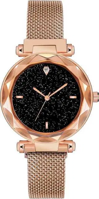 Casual Metal Analog Watch For Women (Copper) (MP-16)