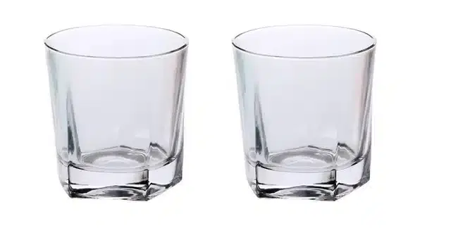 Liquor cum Cocktail Glasses, Transparent, 200 ml, Pack of 2