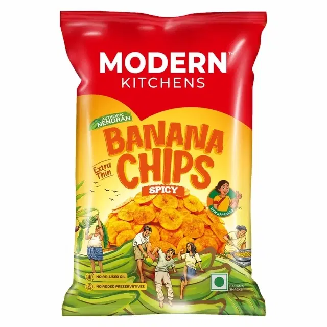 Modern Kitchens Banana Chips Spicy 160 g