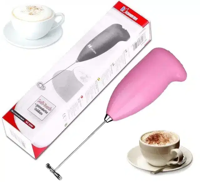 Battery Operated Portable Hand Blender, Pink
