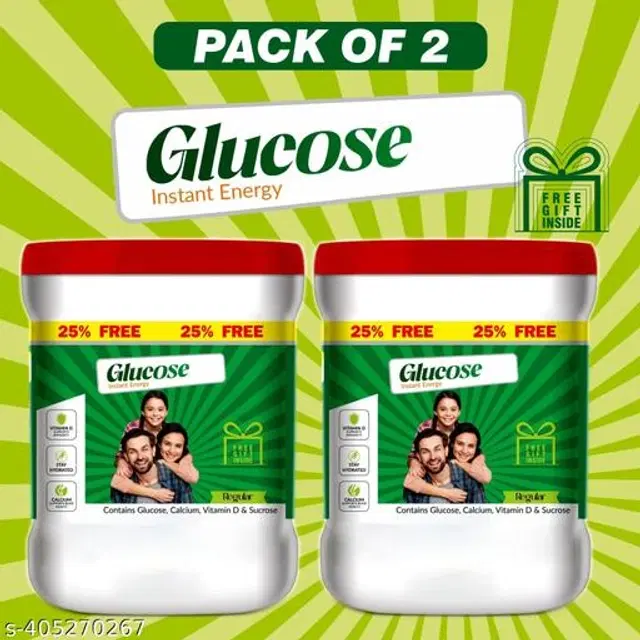 Glucose Regular Energy Powder, 1000 g, Pack of 2