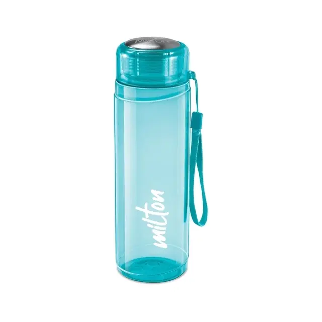 Milton Hector 1000 Water Bottle, 1 L, Reusable Plastic Fridge Bottle, Bpa Free And Leak Proof Bottle For Travel, Work, Pack Of 1, Silver