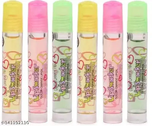 Color Changing Lip Oil, Multicolor, Pack of 3