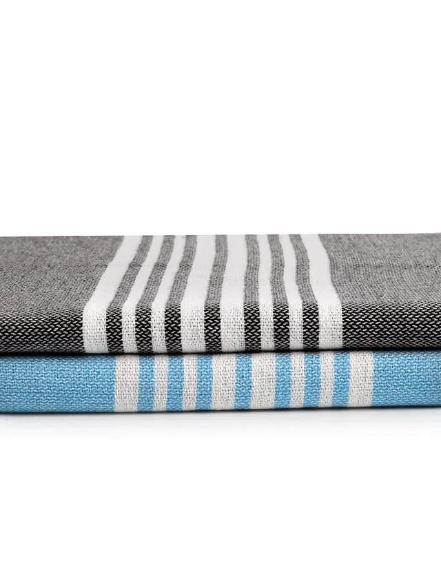 Cotton High Absorbent Bath Towels, Multicolor, Pack of 2