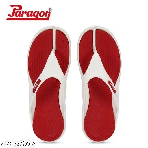 Paragon EVA Flip-flops (Red, 6) Pack of 2