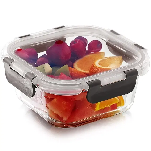 Magnus Glass Food Square Container 520 ml