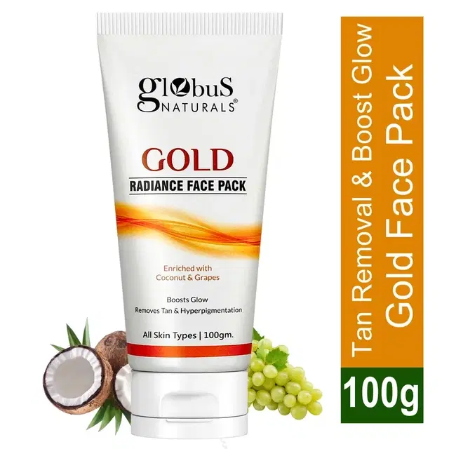 Globus Naturals Gold Radiance Anti Ageing & Brightening Face Pack  100 g