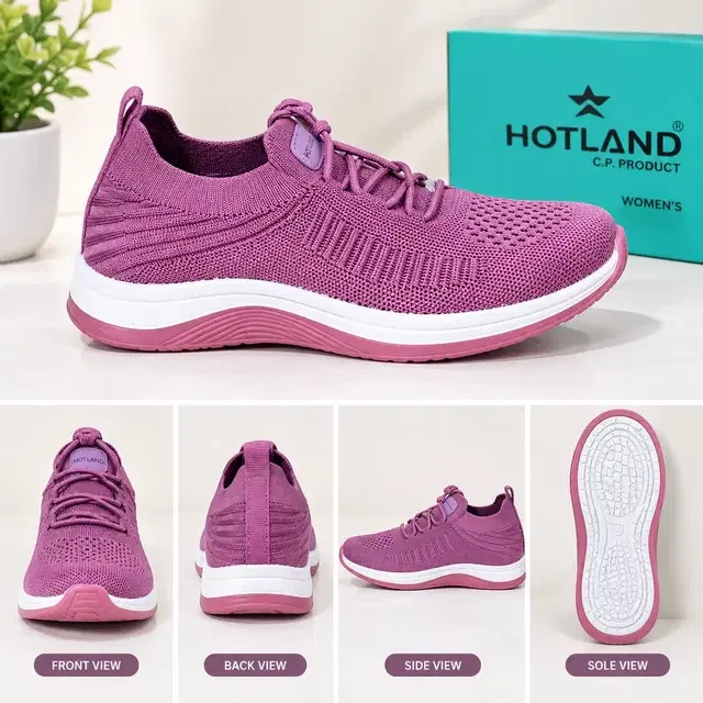 Casual Shoes for Women (Purple, 5)